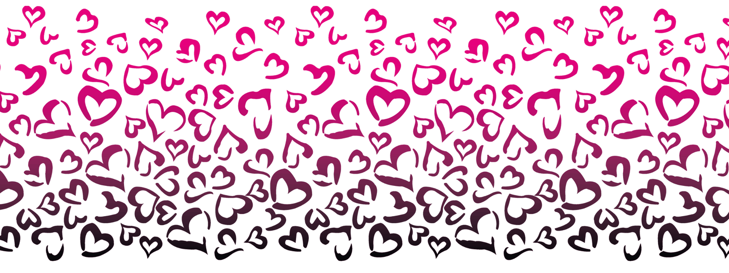 #4 Berry Mood | Pink – Schwarz| LEO Herz Outline – Farbverlauf VTB