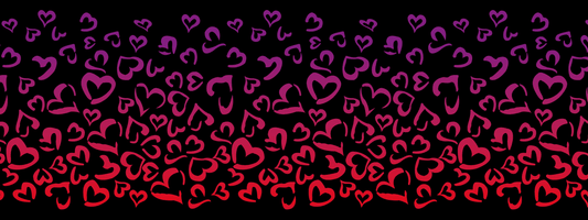 #6 Violet Flame | Lila – Rot | LEO Herz Outline – Farbverlauf VTB