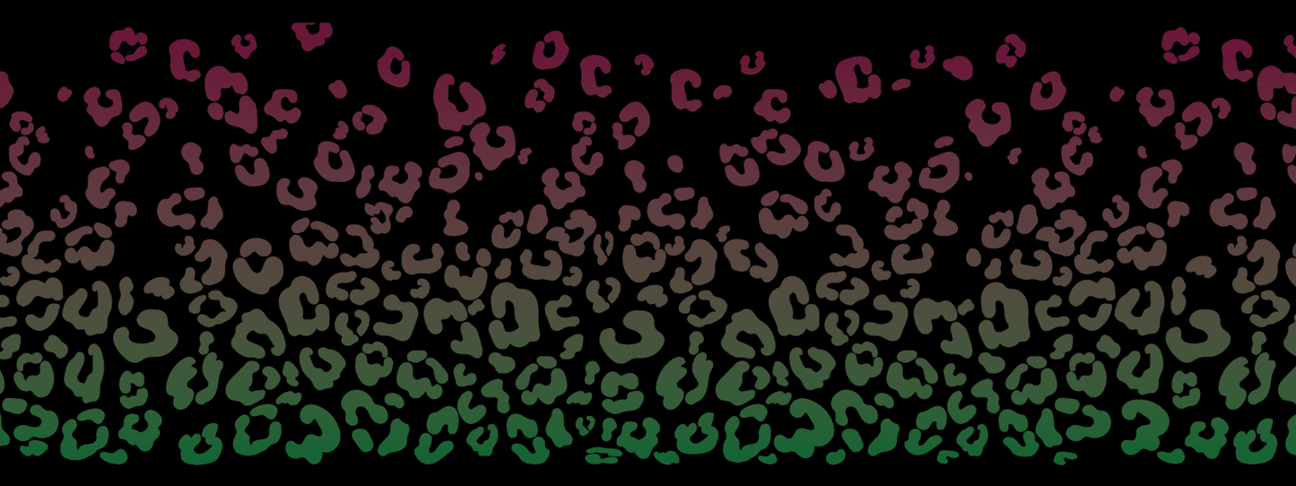 #13 Deep Forest | Grün – Bordeaux | LEO Classic Outline – Farbverlauf VTB