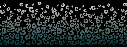 #3 Forest Fade | Petrol – Beige | LEO Classic Outline – Farbverlauf VTB