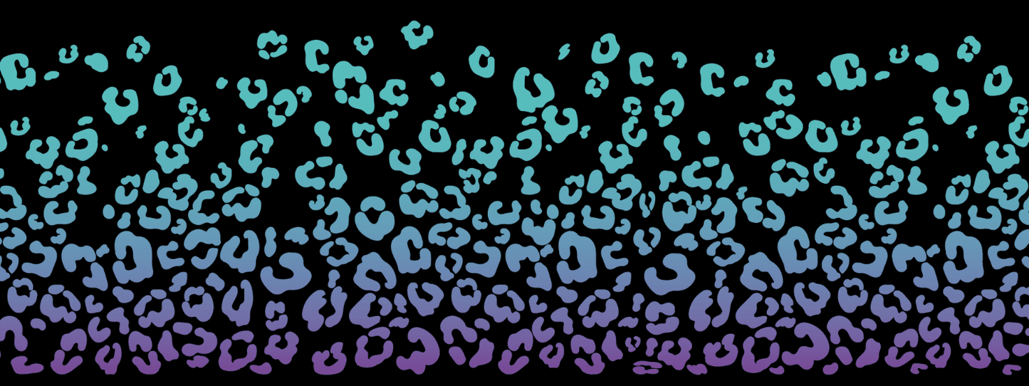 #7 Frozen Sky | Türkis – Lila | LEO Classic Outline – Farbverlauf VTB