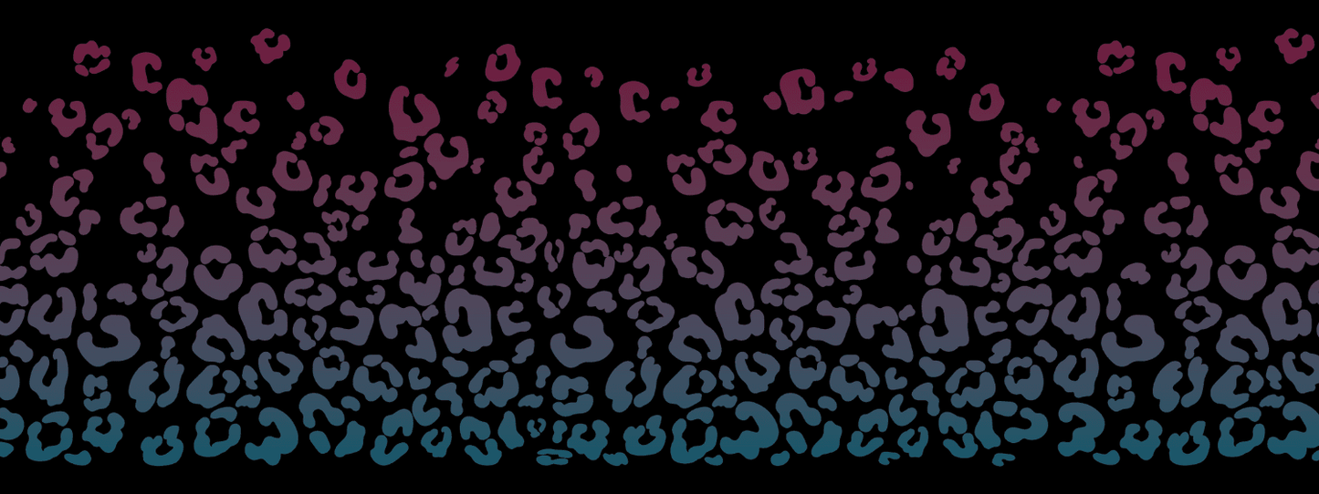 #9 Mystic Ocean | Petrol – Violett | LEO Classic Outline – Farbverlauf VTB