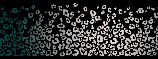 #3 Forest Fade | Petrol – Beige | LEO Classic Outline – Farbverlauf VLR