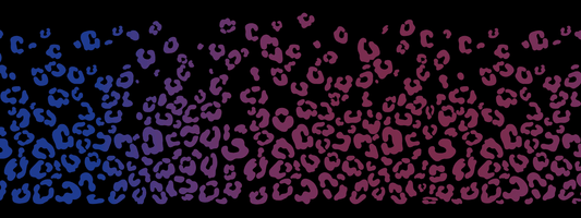 #8 Twilight Vibes | Bordeaux – Blau | LEO Classic Outline – Farbverlauf VLR