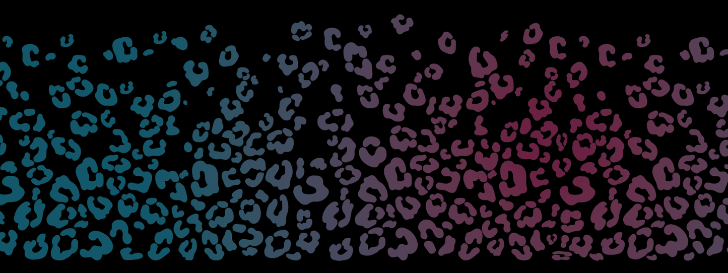 #9 Mystic Ocean | Petrol – Violett | LEO Classic Outline – Farbverlauf VLR