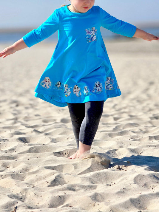 MERMAID MAGIC | XXL Bügelbild Bordüre | Zauberhafte Meerjungfrauen