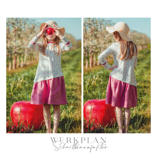 Sommer LagenWERK | Größe 98 bis 164 | Tunika & Kleid | A0 & A4 | Beamer - Werkplan.Schnittmanufaktur