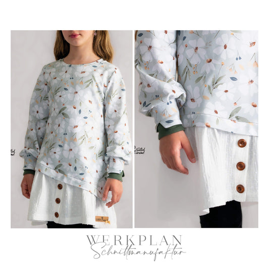 Lieblings LagenWERK | Größe 98 bis 164 | Tunika & Kleid | A0 & A4 | Beamer - Werkplan.Schnittmanufaktur