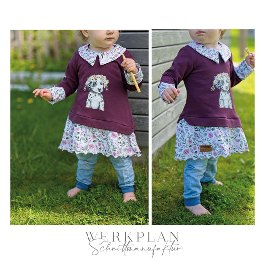 Lieblings LagenWERK | Größe 56 bis 104 | Tunika & Kleid | A0 & A4 | Beamer - Werkplan.Schnittmanufaktur