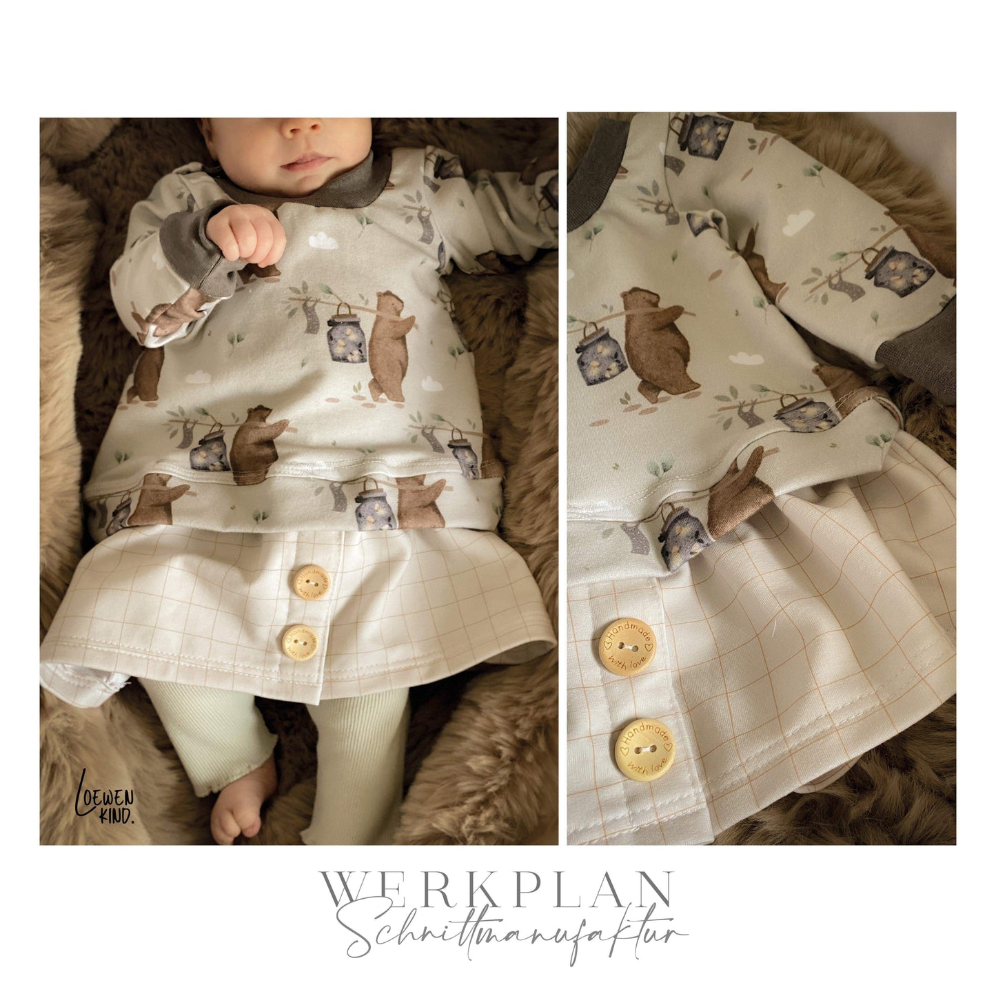 Lieblings LagenWERK | Freebook | Gr. 56 bis 68 | Tunika & Kleid | A4 & Beamer