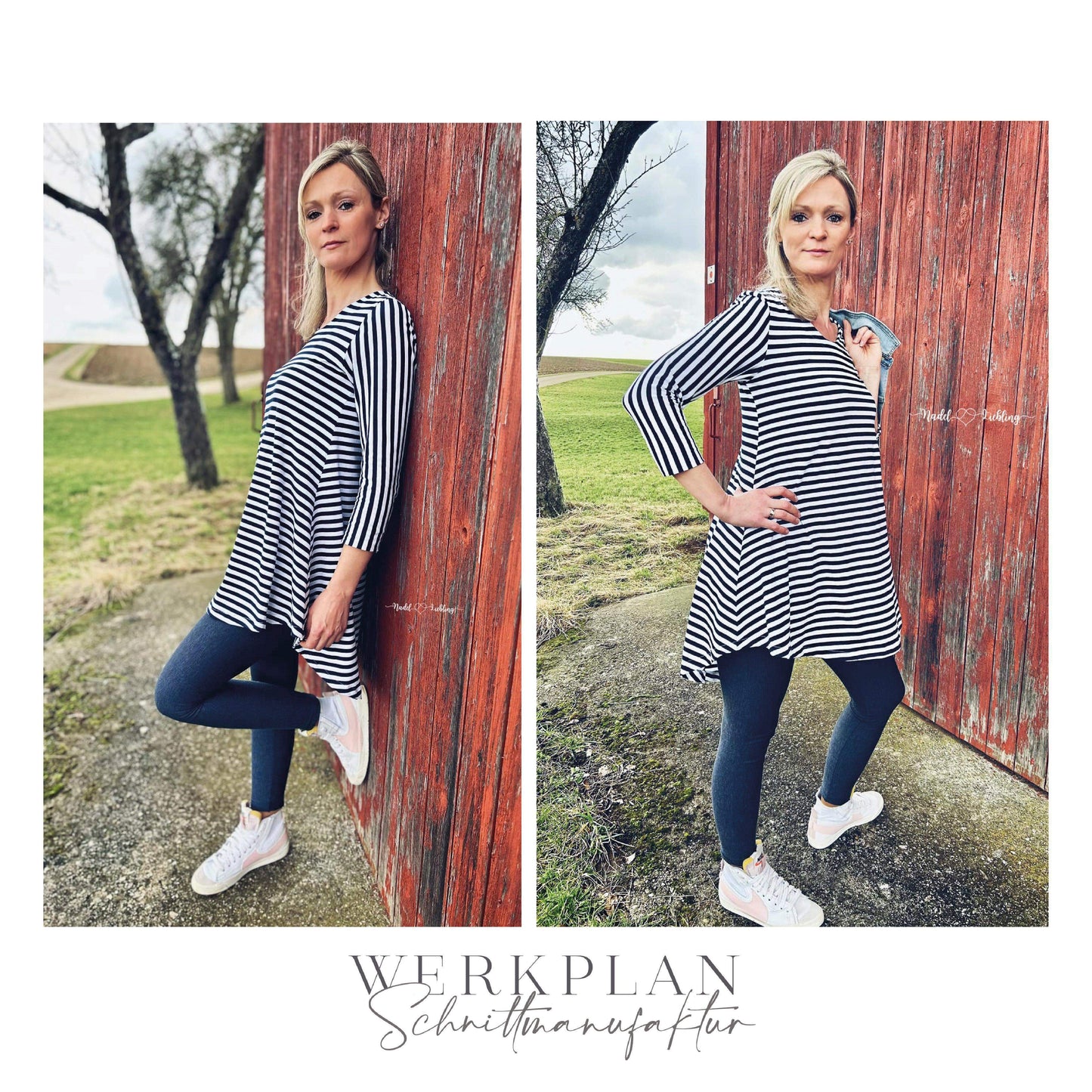 Lieblings LADYWERK | Ganzjahres Tunika & Kleid | A0 & A4 | Beamer - Werkplan.Schnittmanufaktur