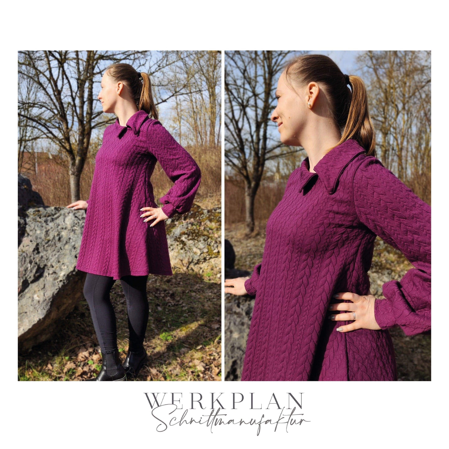Lieblings LADYWERK | Ganzjahres Tunika & Kleid | A0 & A4 | Beamer - Werkplan.Schnittmanufaktur