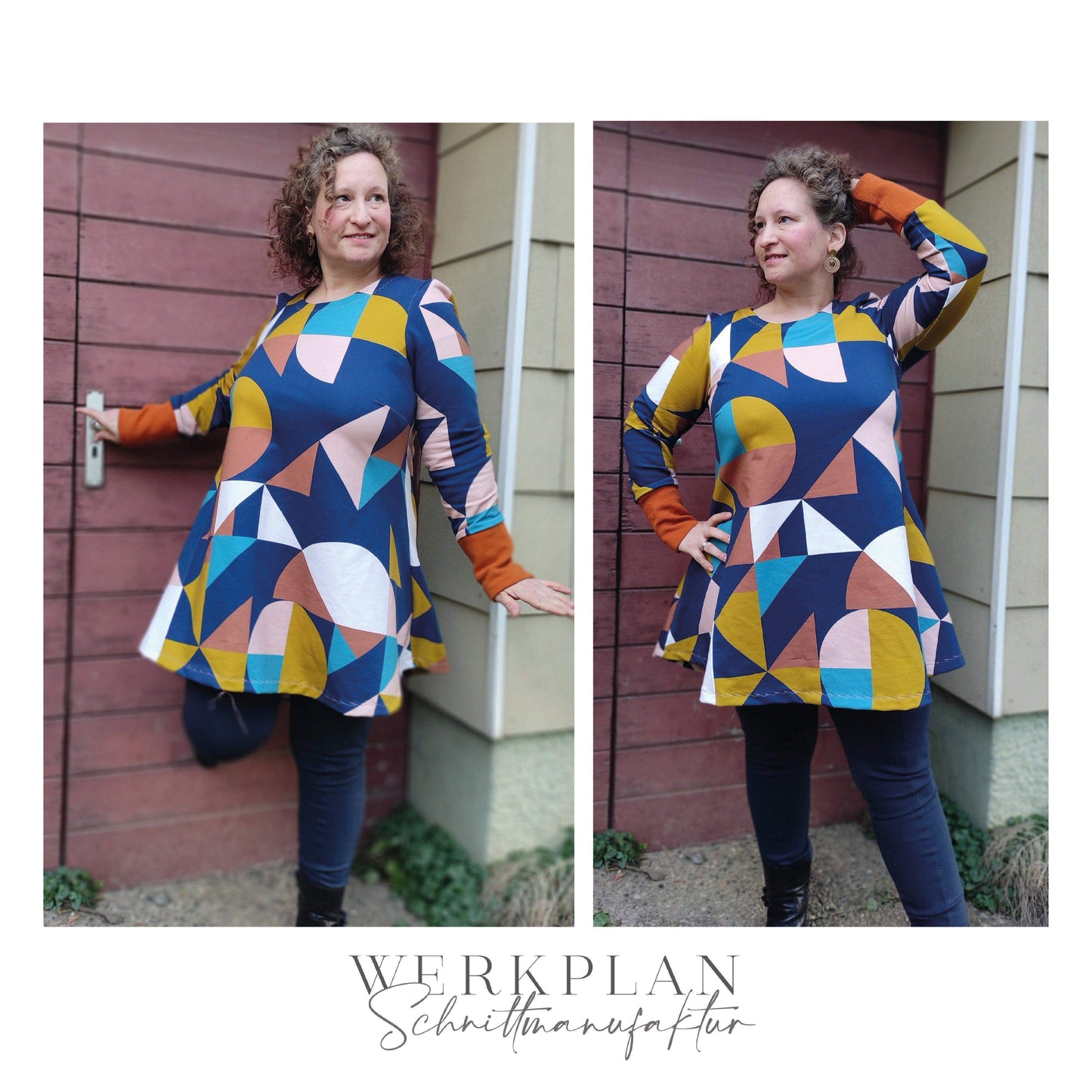 Lieblings LADYWERK | Ganzjahres Tunika & Kleid | A0 & A4 | Beamer - Werkplan.Schnittmanufaktur