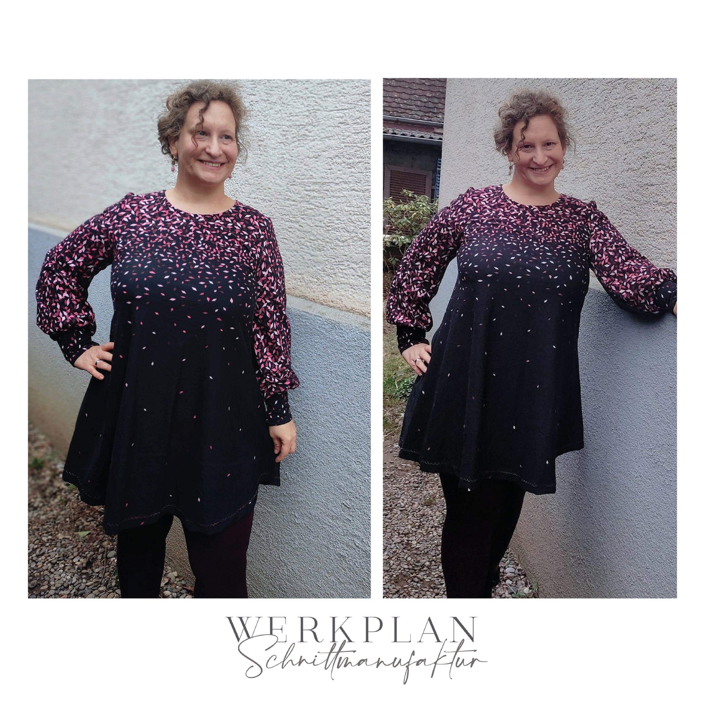 Lieblings LADYWERK | Ganzjahres Tunika & Kleid | A0 & A4 | Beamer - Werkplan.Schnittmanufaktur