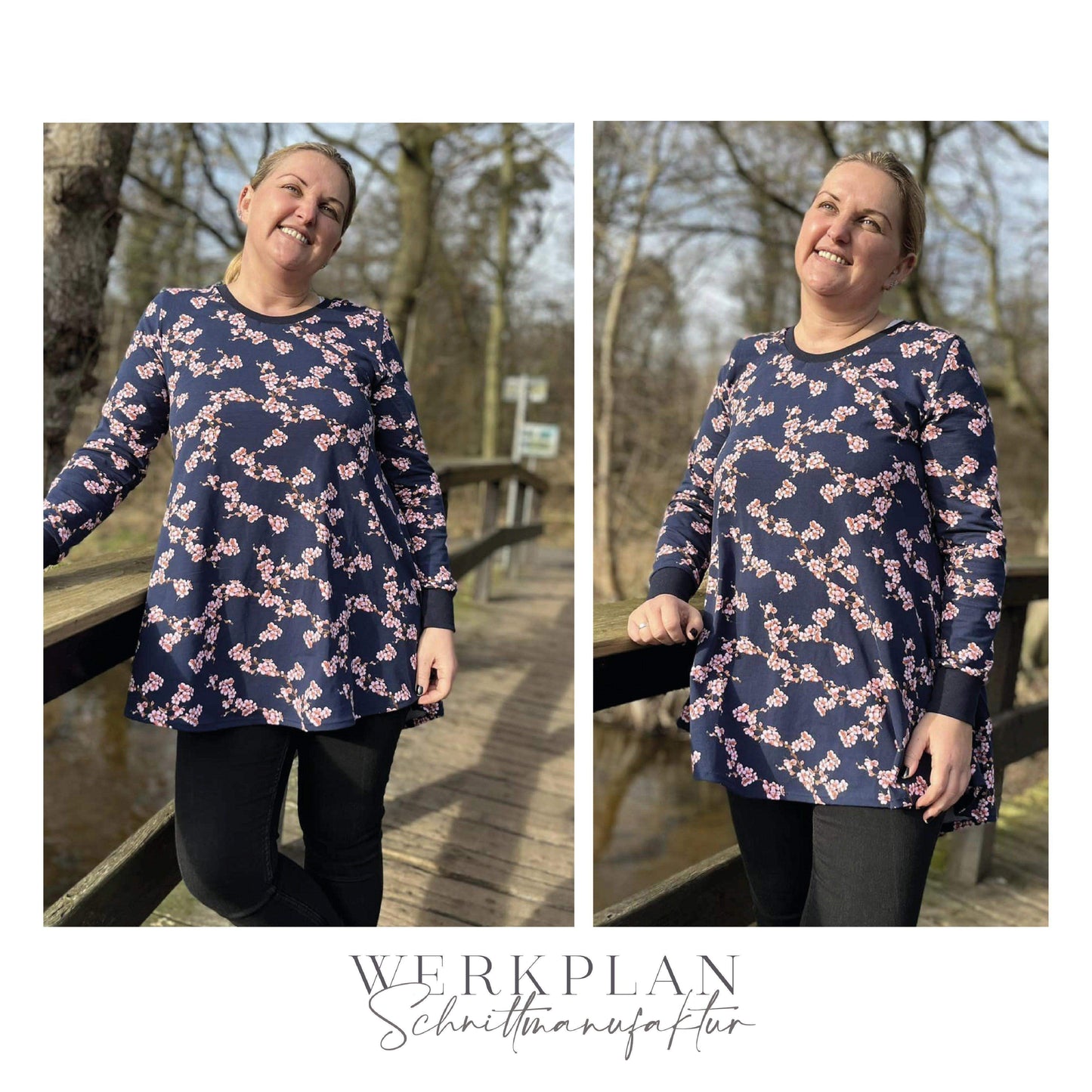 Lieblings LADYWERK | Ganzjahres Tunika & Kleid | A0 & A4 | Beamer - Werkplan.Schnittmanufaktur