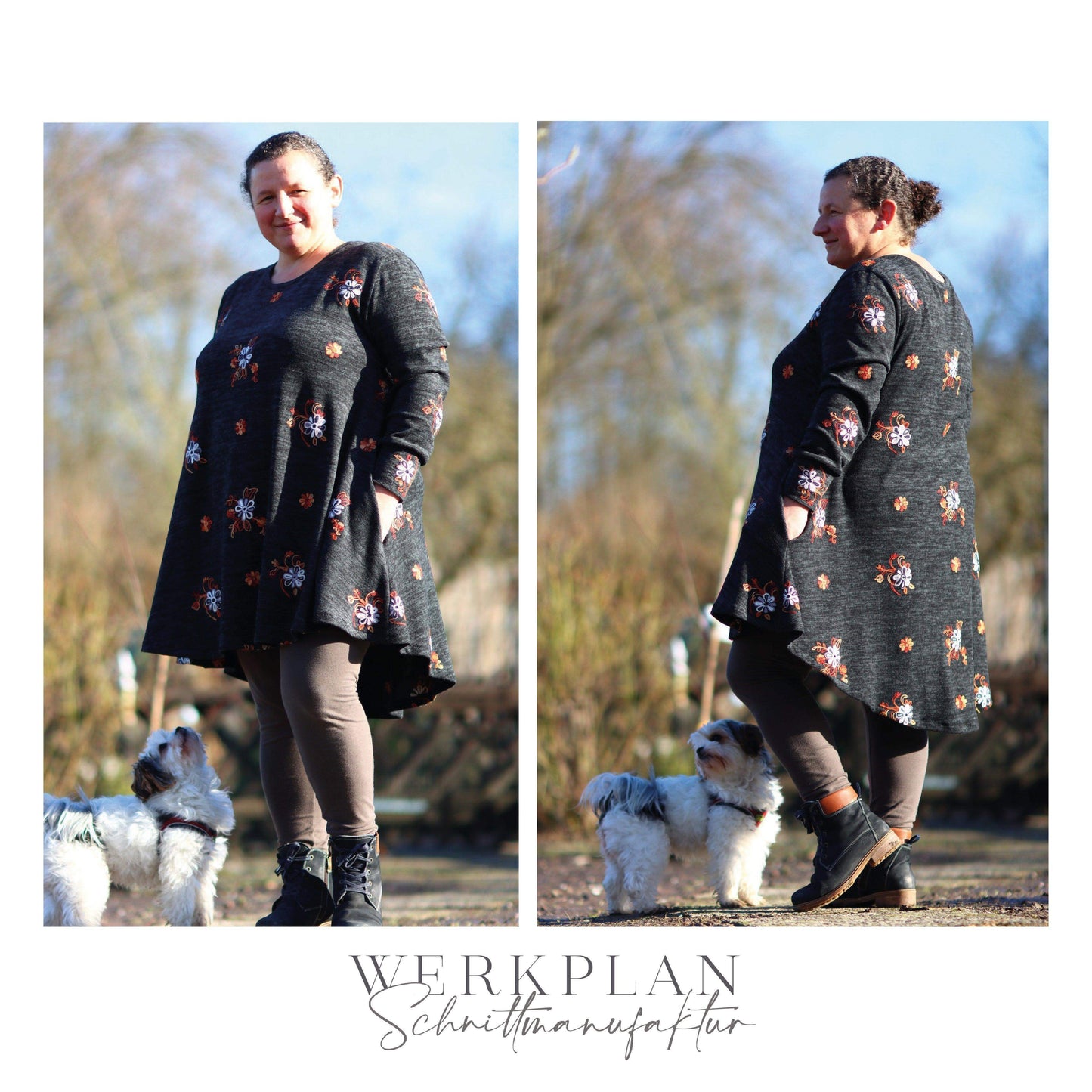Lieblings LADYWERK | Ganzjahres Tunika & Kleid | A0 & A4 | Beamer - Werkplan.Schnittmanufaktur