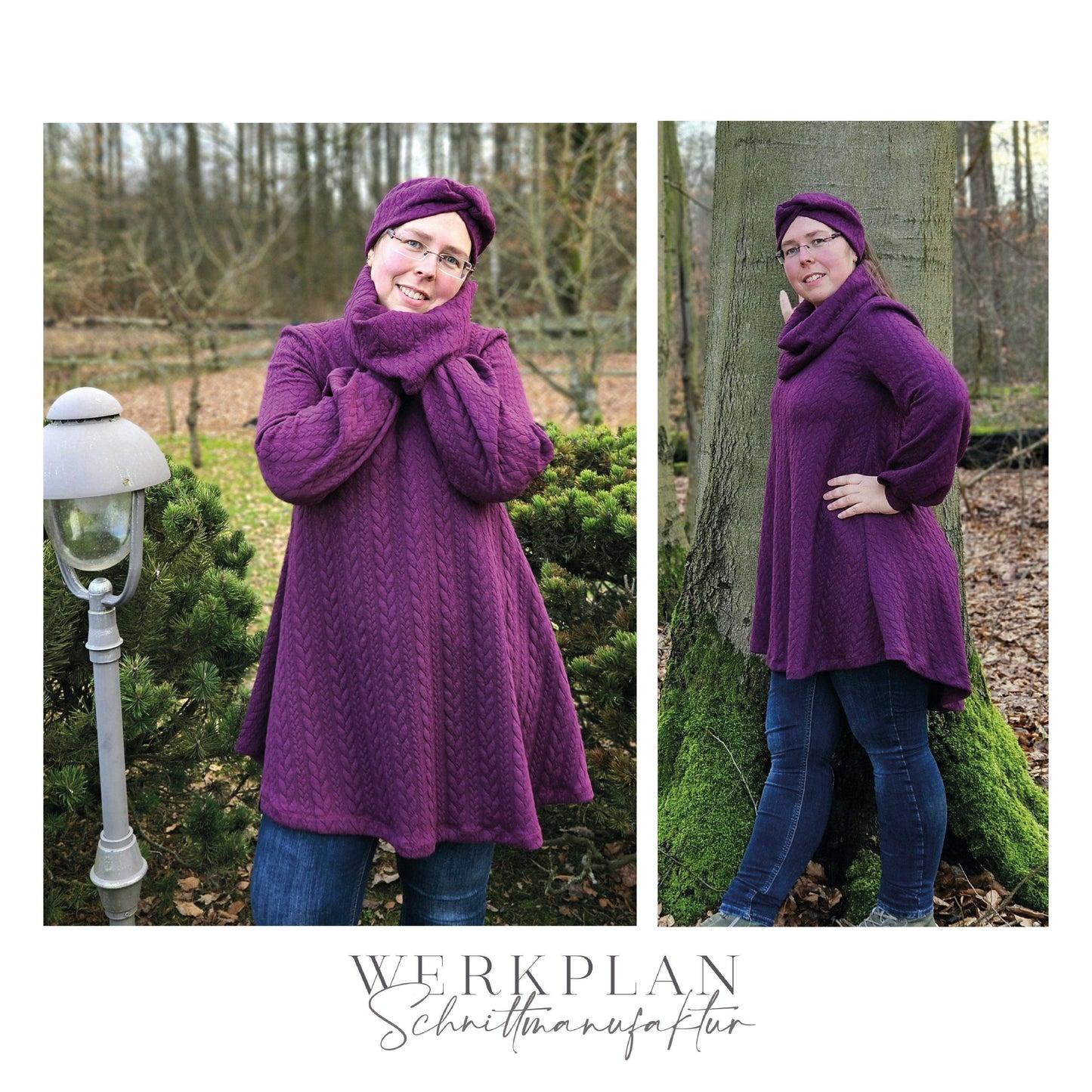 Lieblings LADYWERK | Ganzjahres Tunika & Kleid | A0 & A4 | Beamer - Werkplan.Schnittmanufaktur