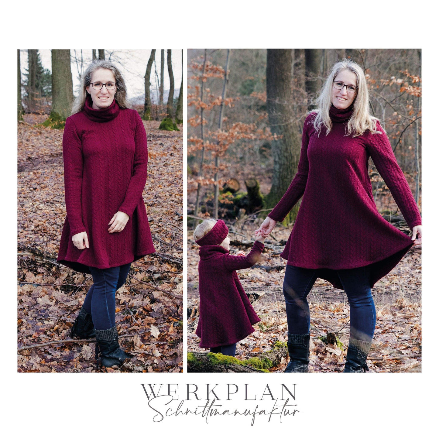 Lieblings LADYWERK | Ganzjahres Tunika & Kleid | A0 & A4 | Beamer - Werkplan.Schnittmanufaktur