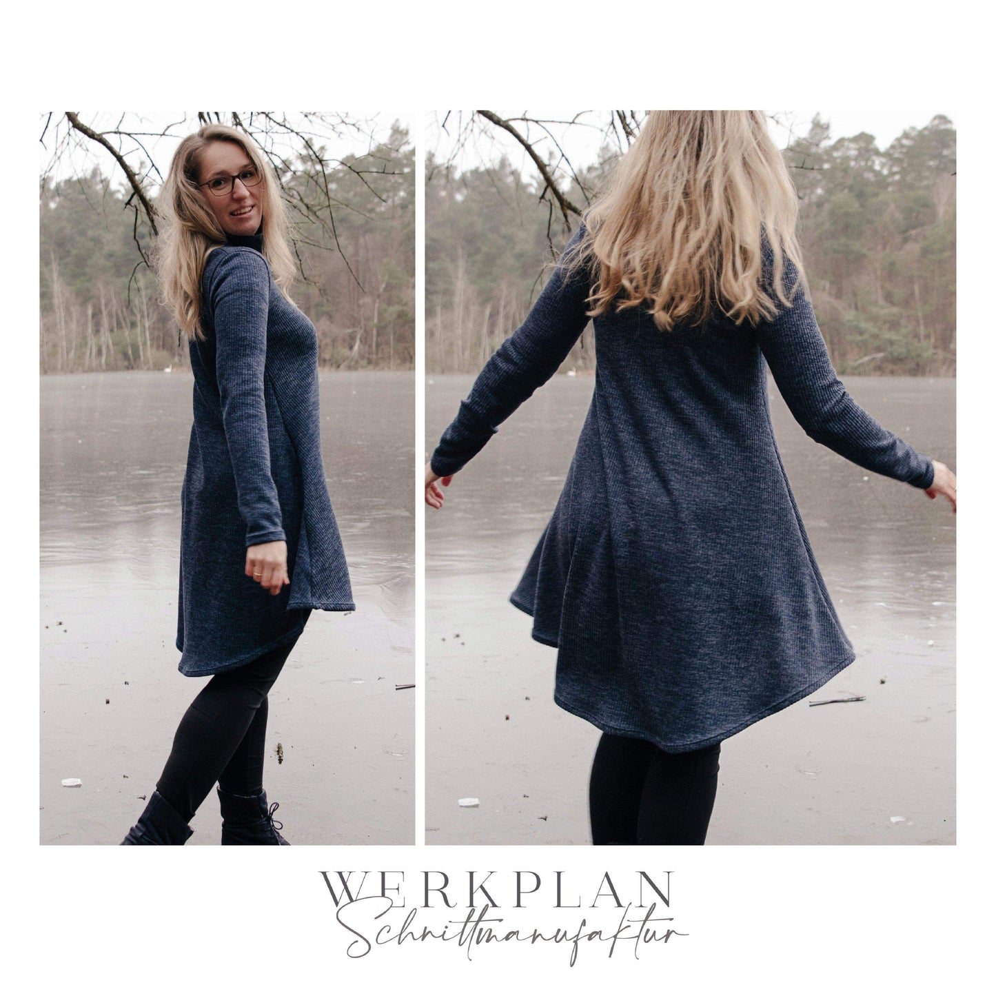 Lieblings LADYWERK | Ganzjahres Tunika & Kleid | A0 & A4 | Beamer - Werkplan.Schnittmanufaktur