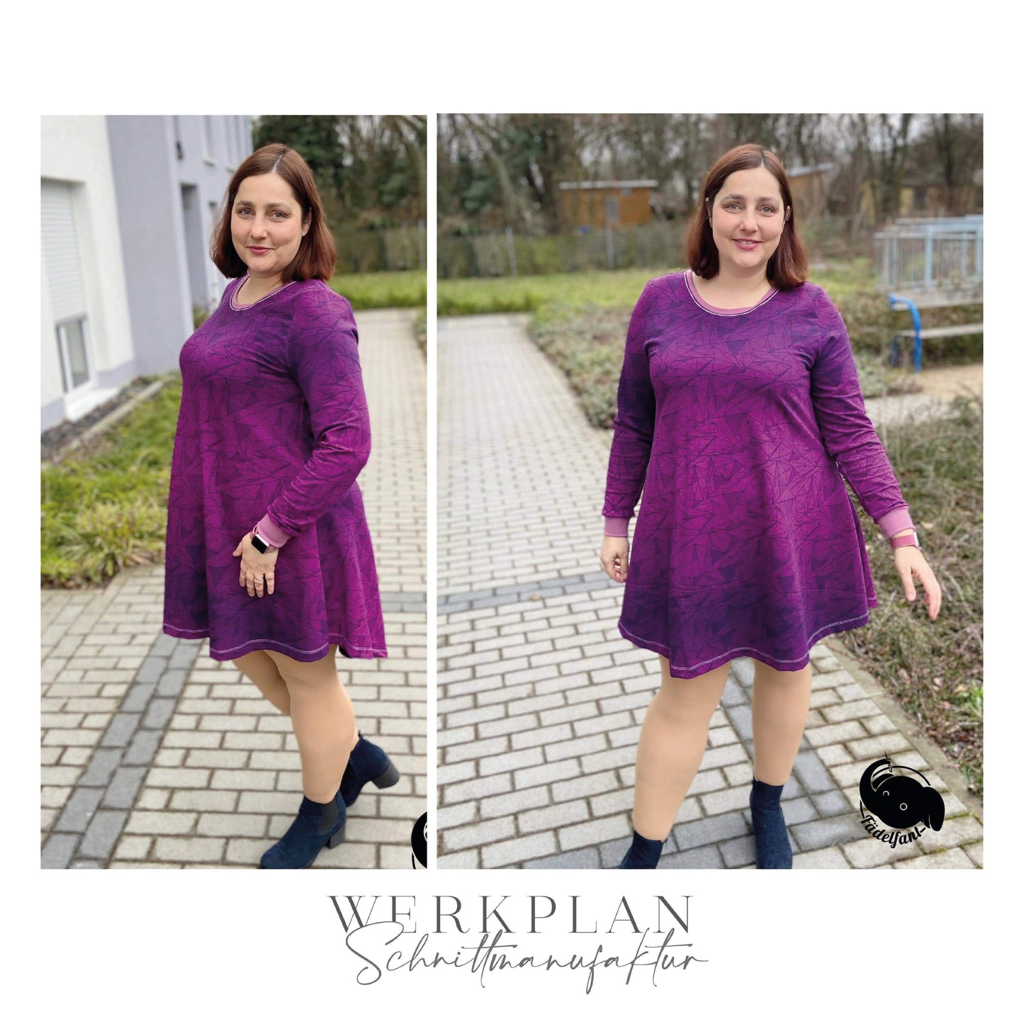 Lieblings LADYWERK | Ganzjahres Tunika & Kleid | A0 & A4 | Beamer - Werkplan.Schnittmanufaktur