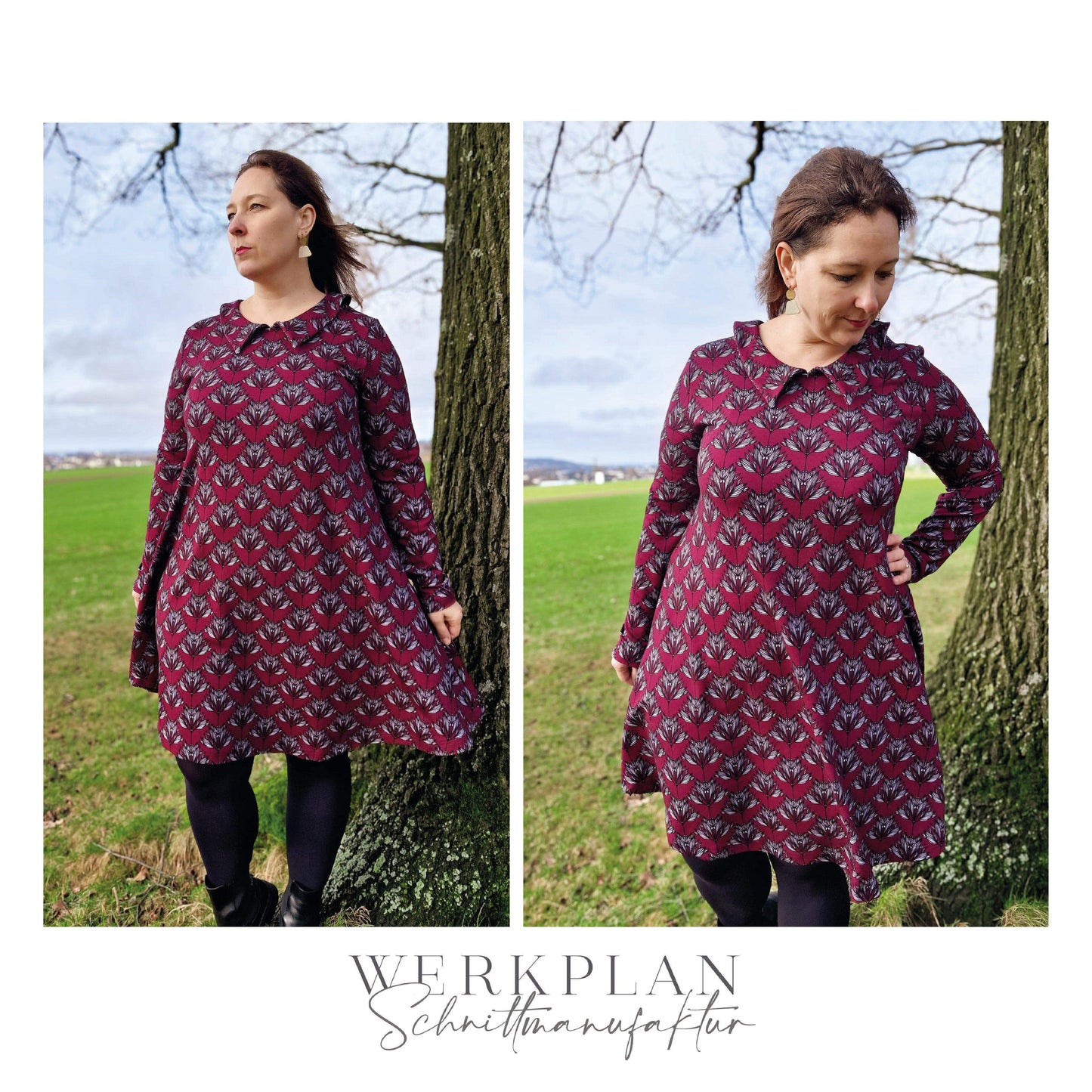 Lieblings LADYWERK | Ganzjahres Tunika & Kleid | A0 & A4 | Beamer - Werkplan.Schnittmanufaktur