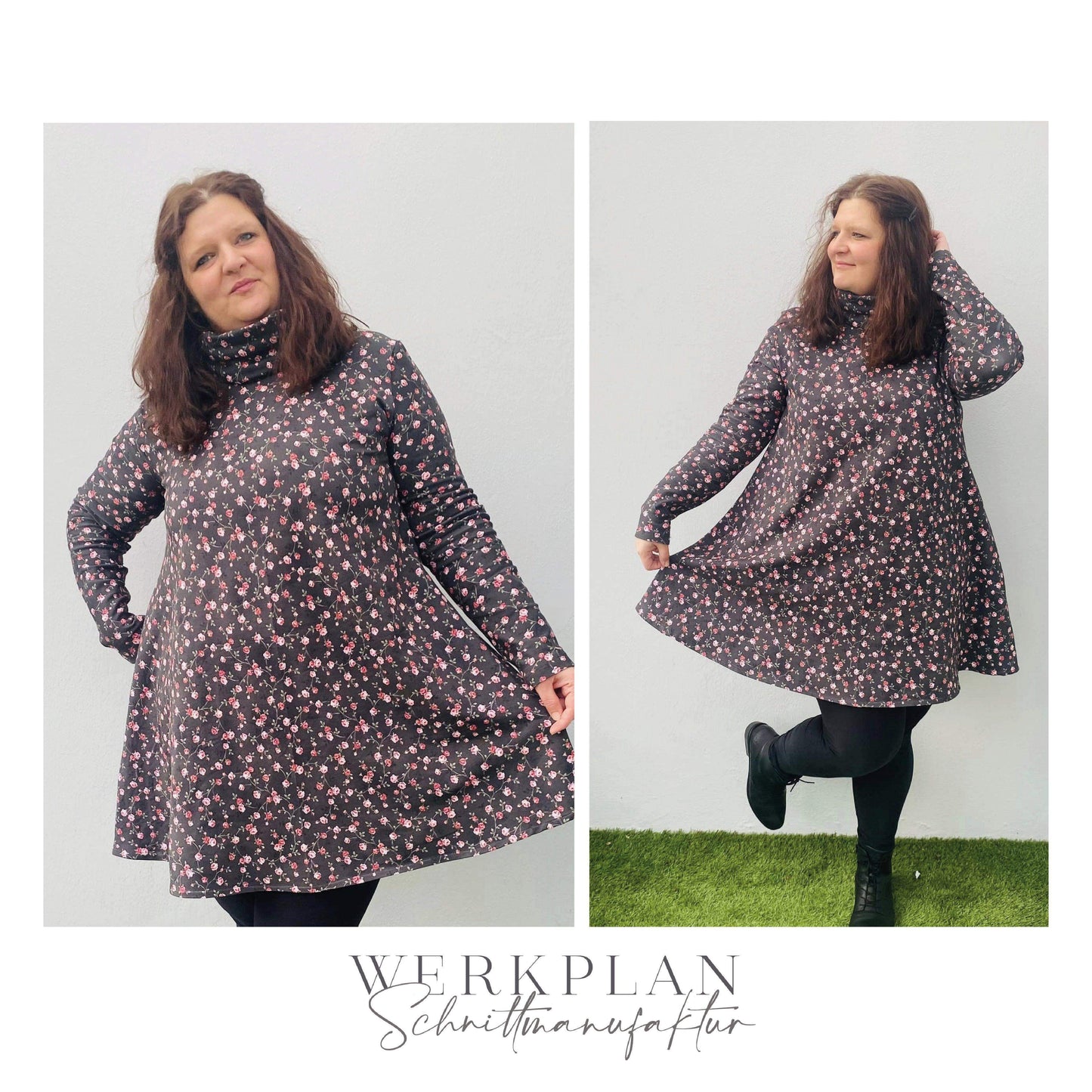 Lieblings LADYWERK | Ganzjahres Tunika & Kleid | A0 & A4 | Beamer - Werkplan.Schnittmanufaktur