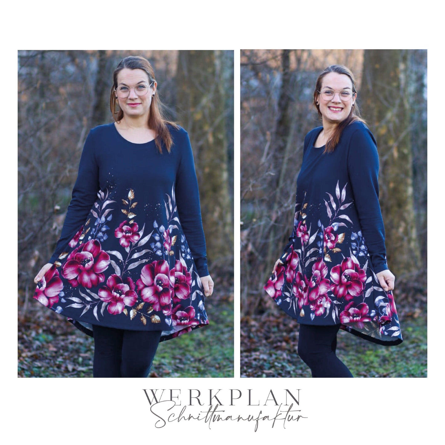 Lieblings LADYWERK | Ganzjahres Tunika & Kleid | A0 & A4 | Beamer - Werkplan.Schnittmanufaktur