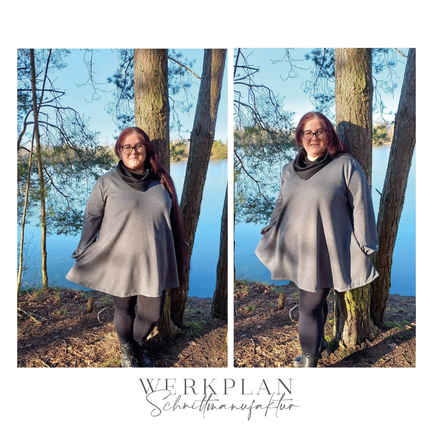 Lieblings LADYWERK | Ganzjahres Tunika & Kleid | A0 & A4 | Beamer - Werkplan.Schnittmanufaktur
