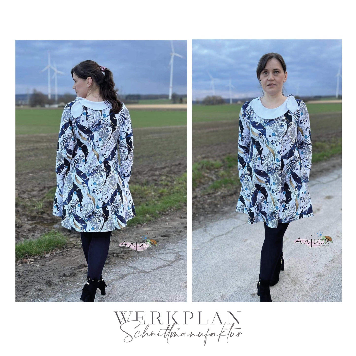 Lieblings LADYWERK | Ganzjahres Tunika & Kleid | A0 & A4 | Beamer - Werkplan.Schnittmanufaktur