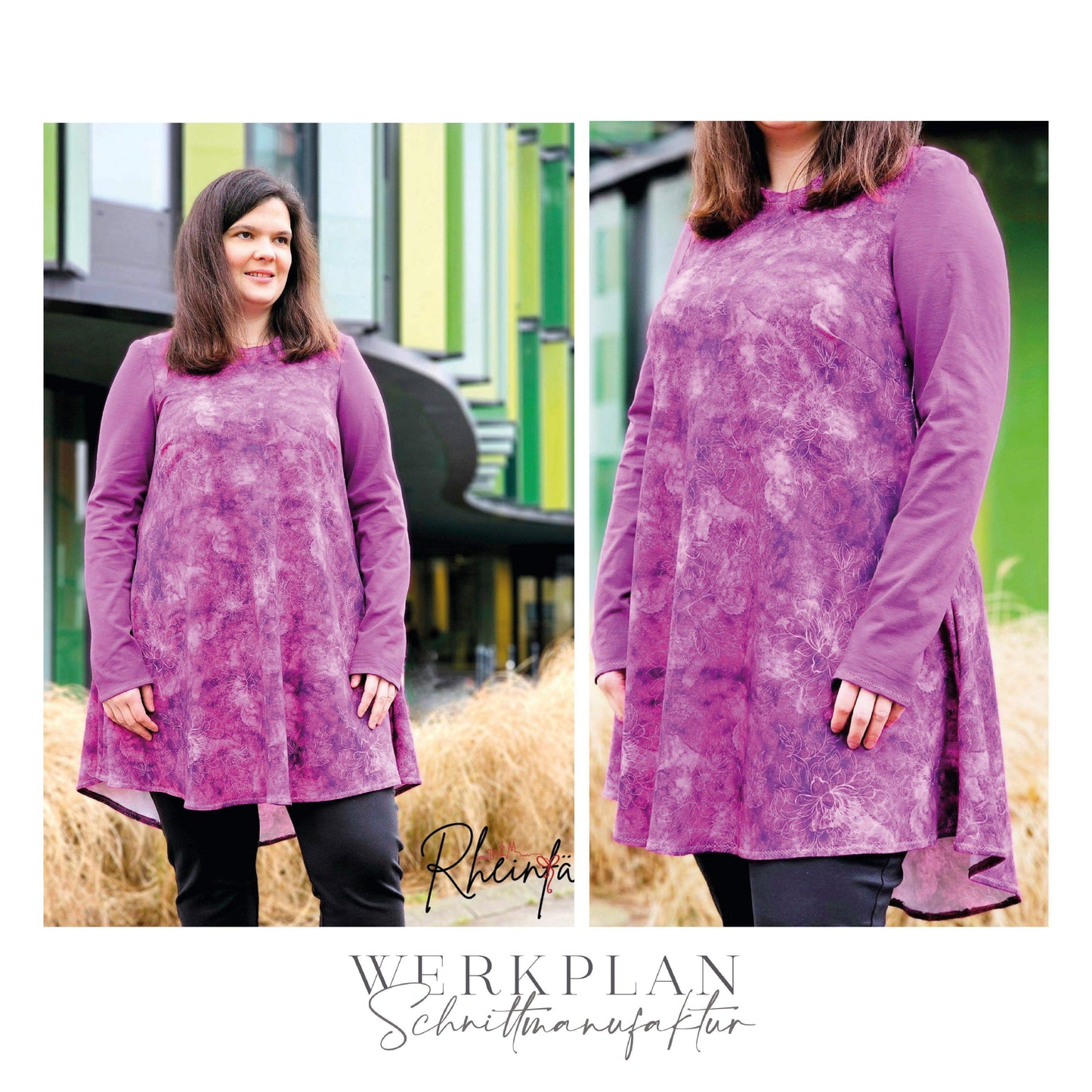 Lieblings LADYWERK | Ganzjahres Tunika & Kleid | A0 & A4 | Beamer - Werkplan.Schnittmanufaktur