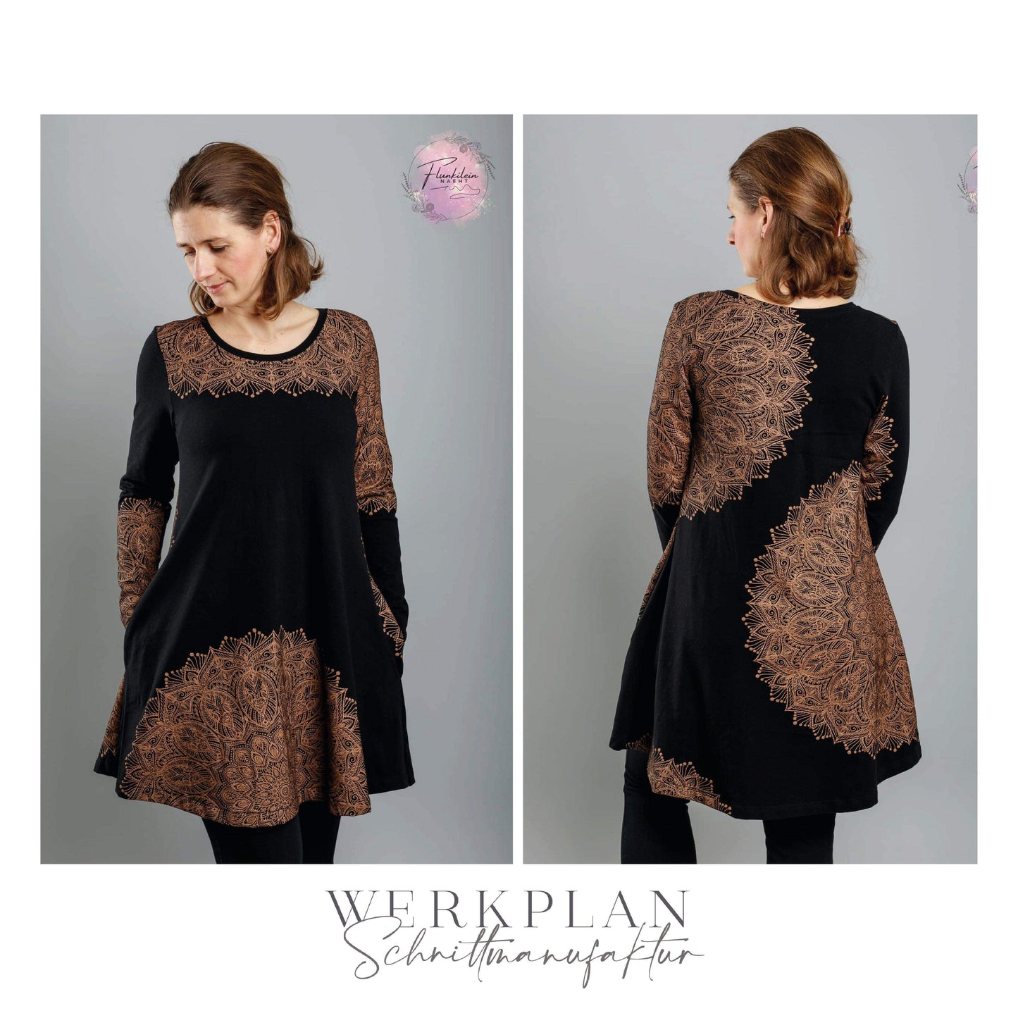 Lieblings LADYWERK | Ganzjahres Tunika & Kleid | A0 & A4 | Beamer - Werkplan.Schnittmanufaktur