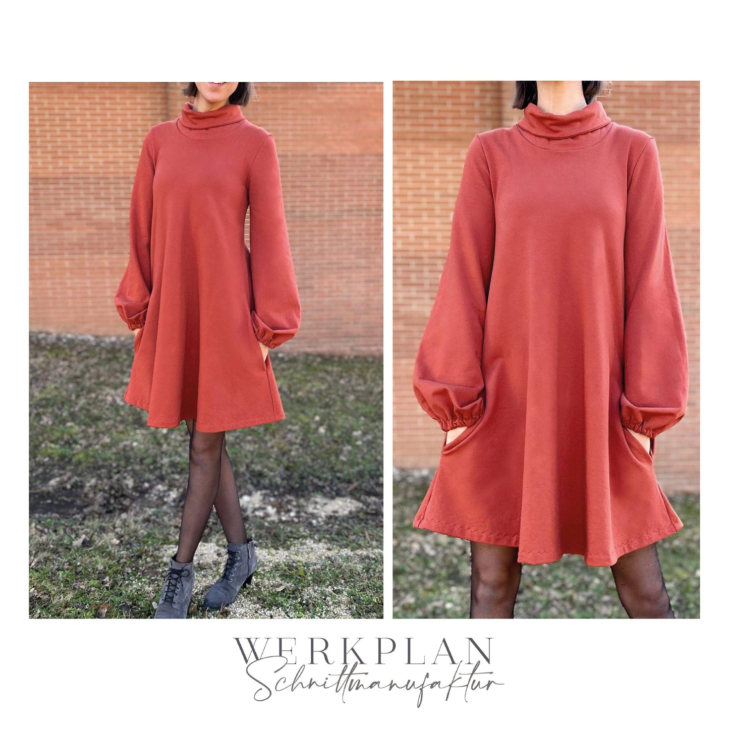 Lieblings LADYWERK | Ganzjahres Tunika & Kleid | A0 & A4 | Beamer - Werkplan.Schnittmanufaktur