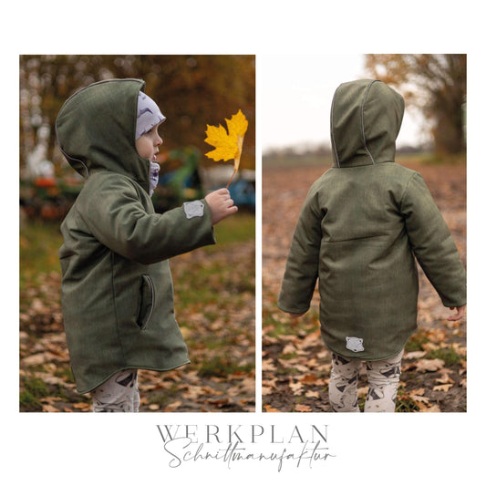 Thermo WinterWERK | KIDS Größe 86 bis 128 | A0 & A4 | Beamer - Werkplan.Schnittmanufaktur