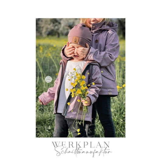 Wind & WetterWERK| Kids & Teens - von 80 bis 164 | A0 & A4 | Beamer - Werkplan.Schnittmanufaktur