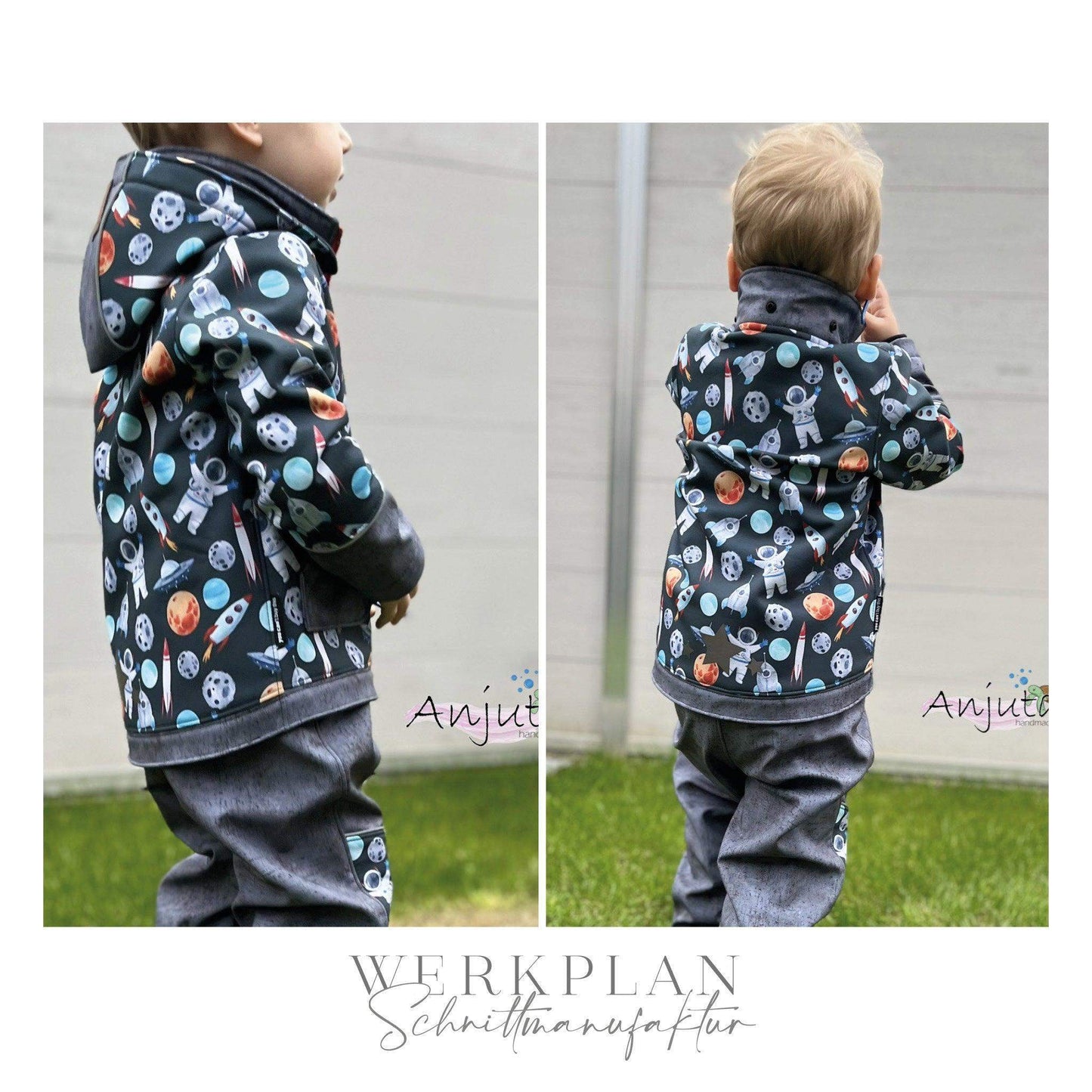 Wind & WetterWERK| Kids & Teens - von 80 bis 164 | A0 & A4 | Beamer - Werkplan.Schnittmanufaktur