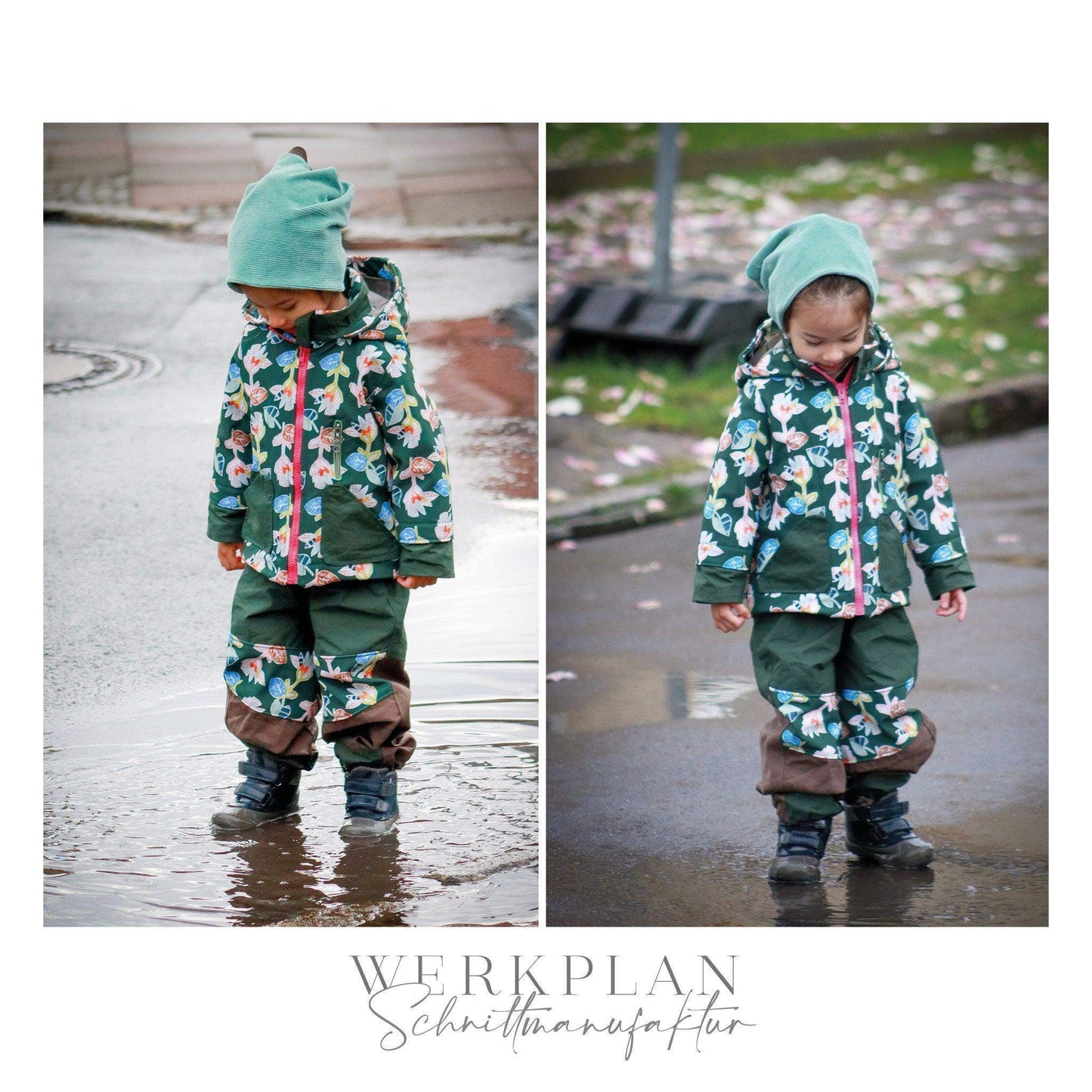 Wind & WetterWERK| Kids & Teens - von 80 bis 164 | A0 & A4 | Beamer - Werkplan.Schnittmanufaktur