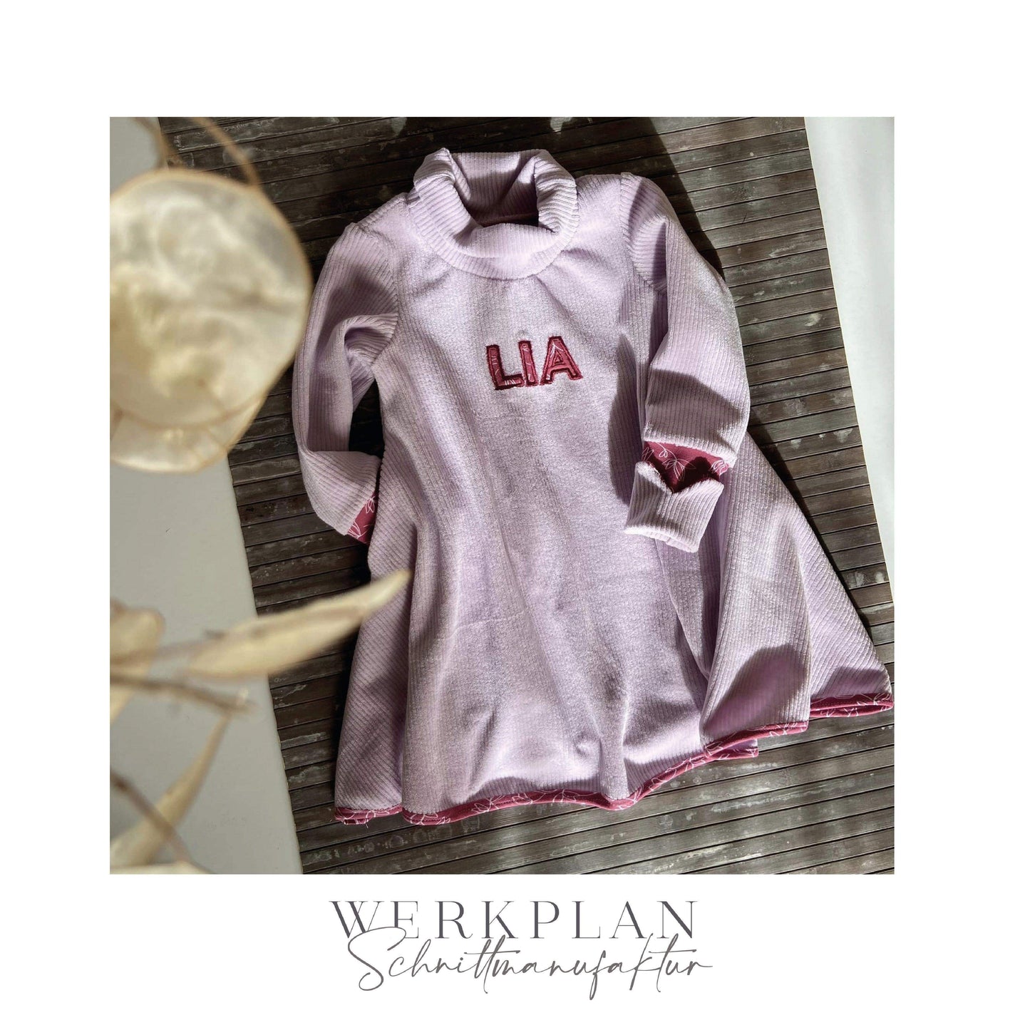 Little LadyWERK | Ganzjahres Kleid & Tunika | Kids 74 bis 122 | A0 & A4 | Beamer - Werkplan.Schnittmanufaktur