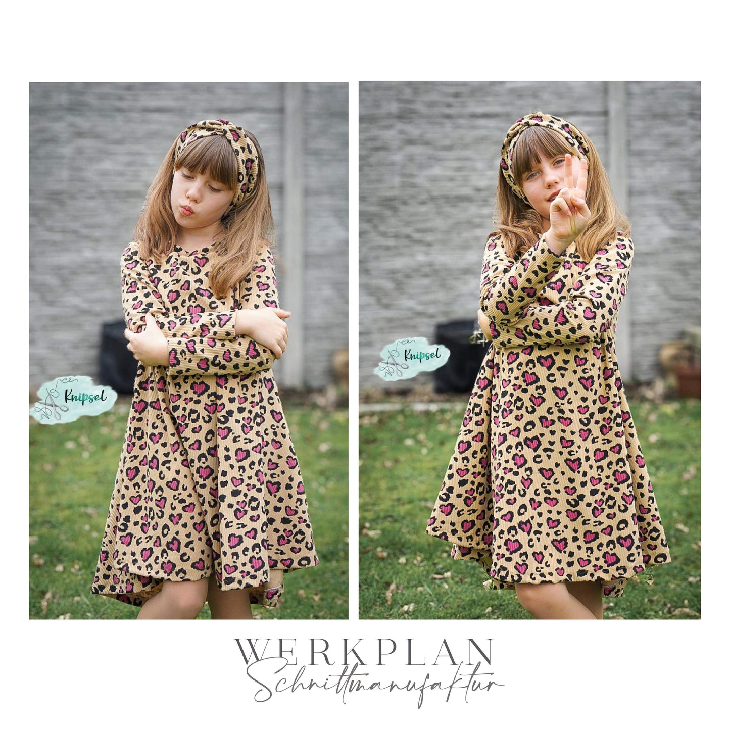 Little LadyWERK | Ganzjahres Kleid & Tunika | Teens 116 bis 164 | A0 & A4 | Beamer - Werkplan.Schnittmanufaktur