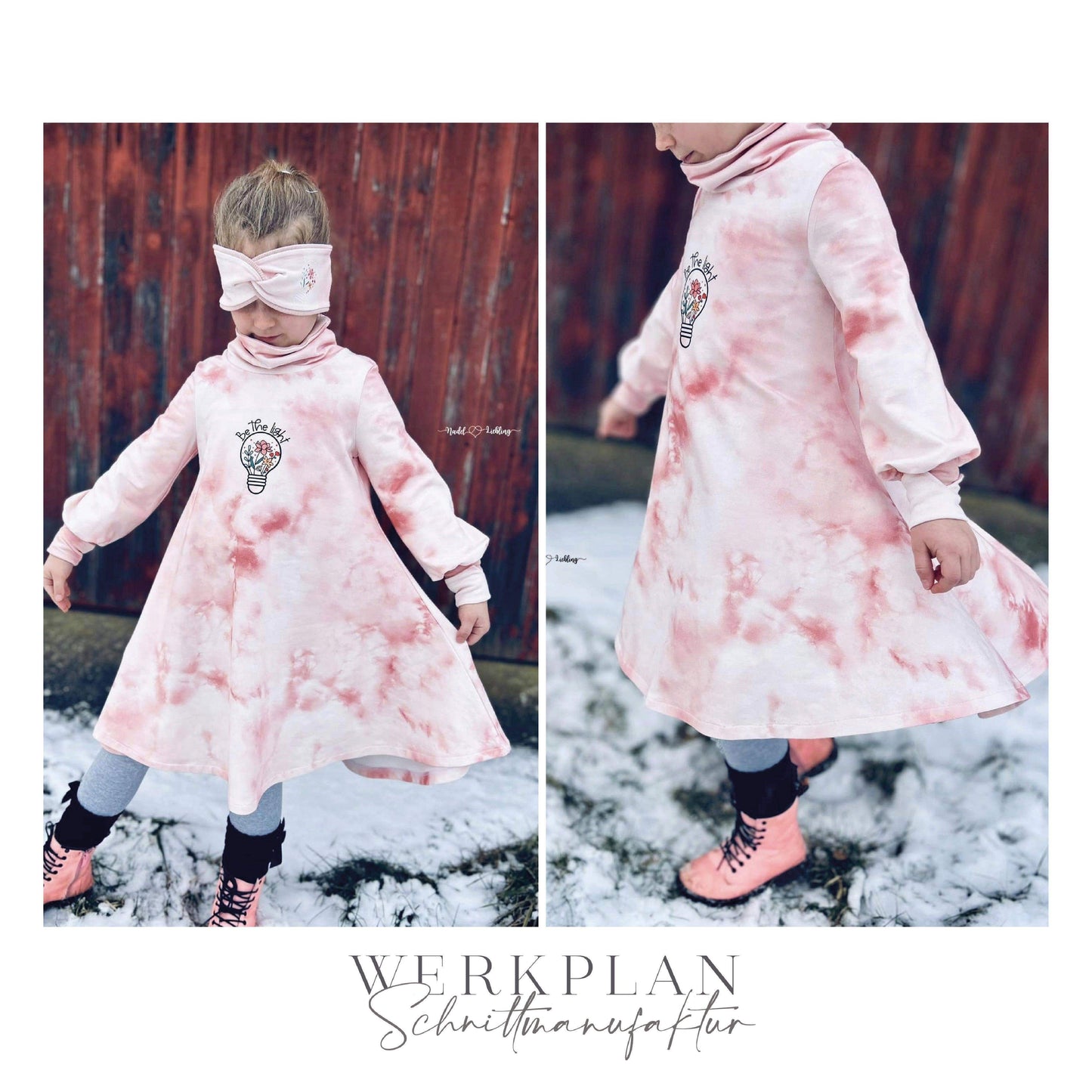 Little LadyWERK | Ganzjahres Kleid & Tunika | Teens 116 bis 164 | A0 & A4 | Beamer - Werkplan.Schnittmanufaktur