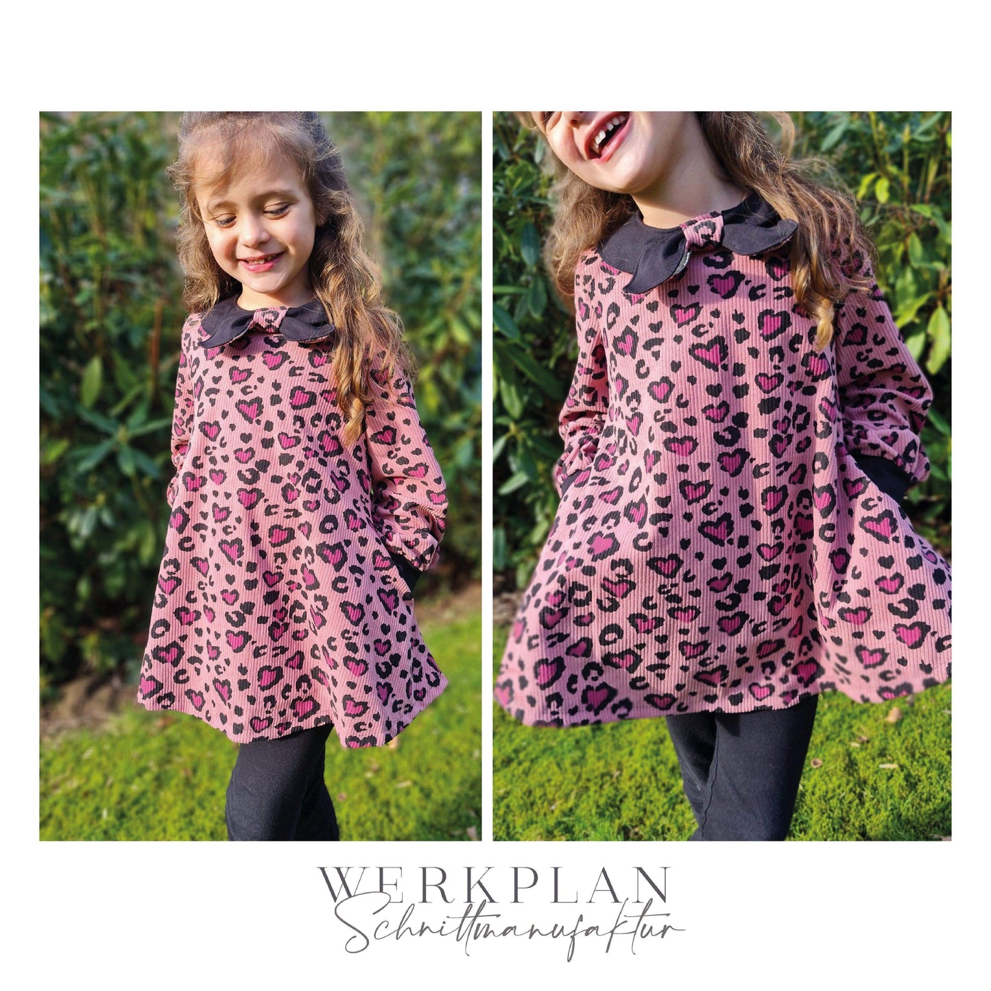 Little LadyWERK | Ganzjahres Kleid & Tunika | Teens 116 bis 164 | A0 & A4 | Beamer - Werkplan.Schnittmanufaktur