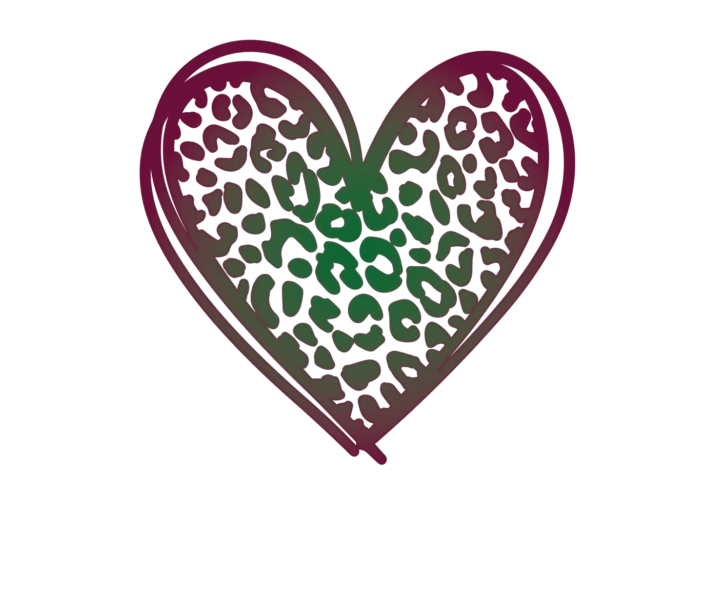 LEO Herz| Herz Outline – Farbverlauf