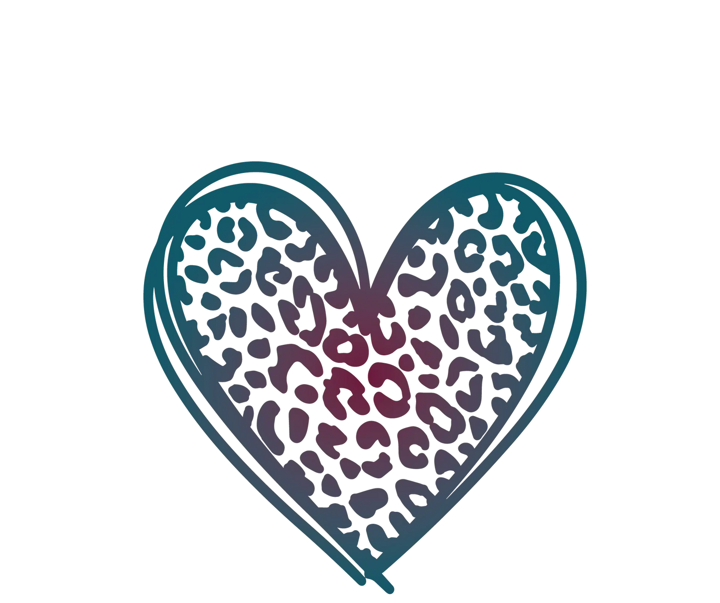 LEO Herz| Herz Outline – Farbverlauf