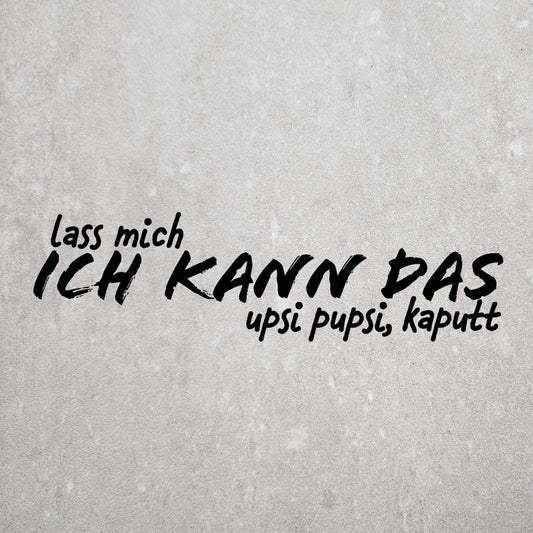 Plott #18 | Lass mich, ich kann das - Werkplan.Schnittmanufaktur