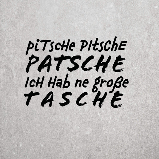 Plott #12 | Pitsche Patsche - Werkplan.Schnittmanufaktur