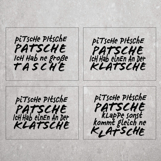 Plott #12 | Pitsche Patsche - Werkplan.Schnittmanufaktur