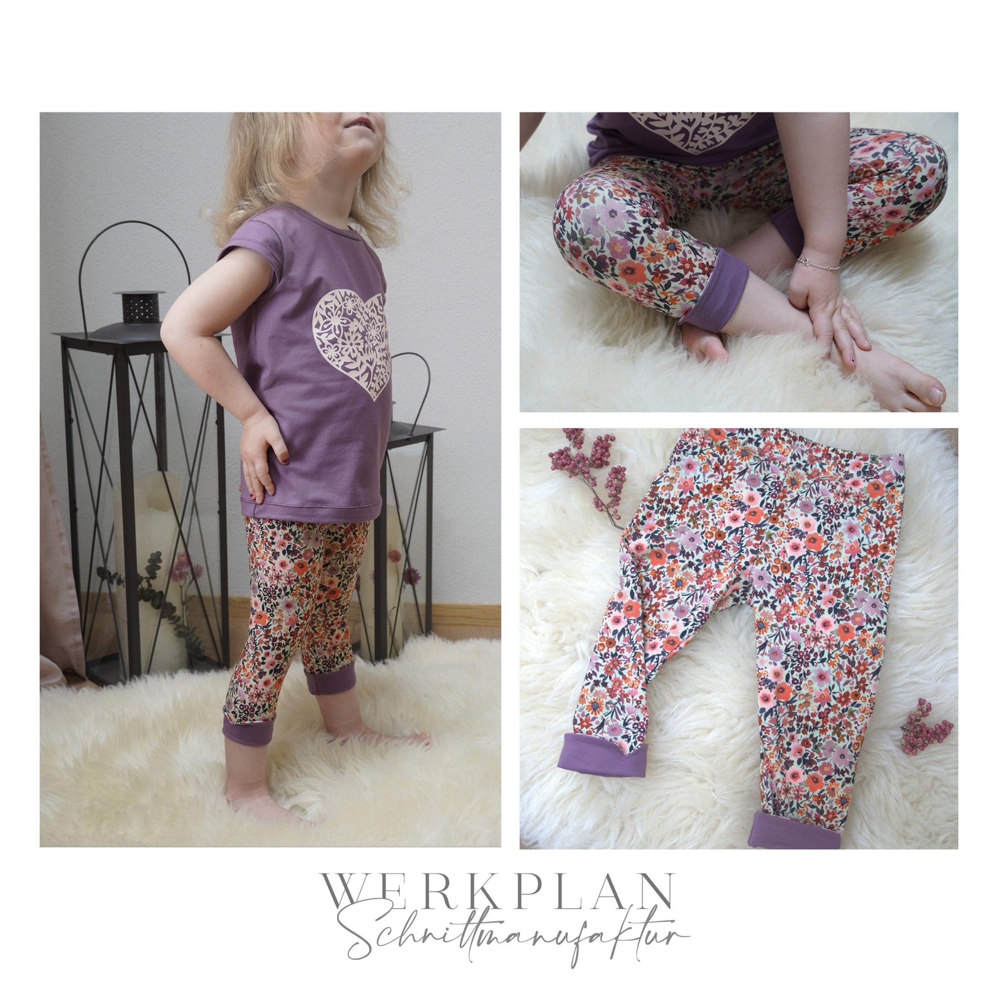 BEINWERK Leggings | in 3 Weiten | Größe 92 bis 164 | A0 & A4 | Beamer - Werkplan.Schnittmanufaktur