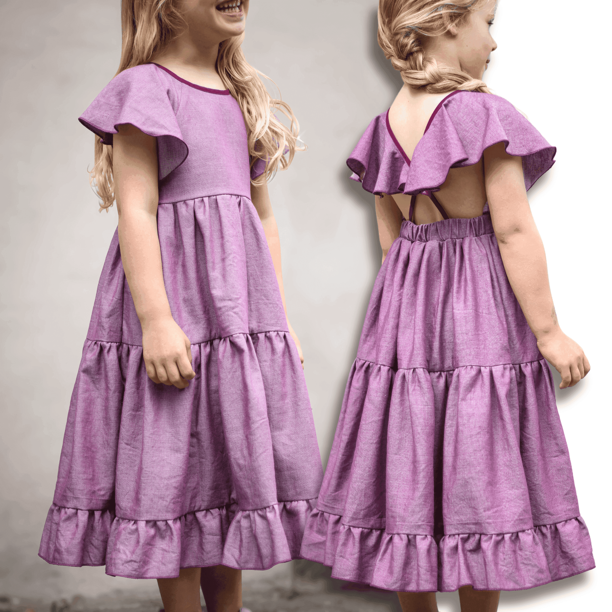 Lieblingskleid BOHOWERK | Kleid & Tunika | 80 bis 164 | A0 & A4 | Beamer - Werkplan.Schnittmanufaktur