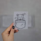 #26 Nilpferd Pocket Friend - Werkplan.Schnittmanufaktur