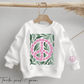 Boho Flowers Peace  #6 | Bügelbild 2-Teilig