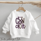 u can do it - Statement Spruch | Bügelbild